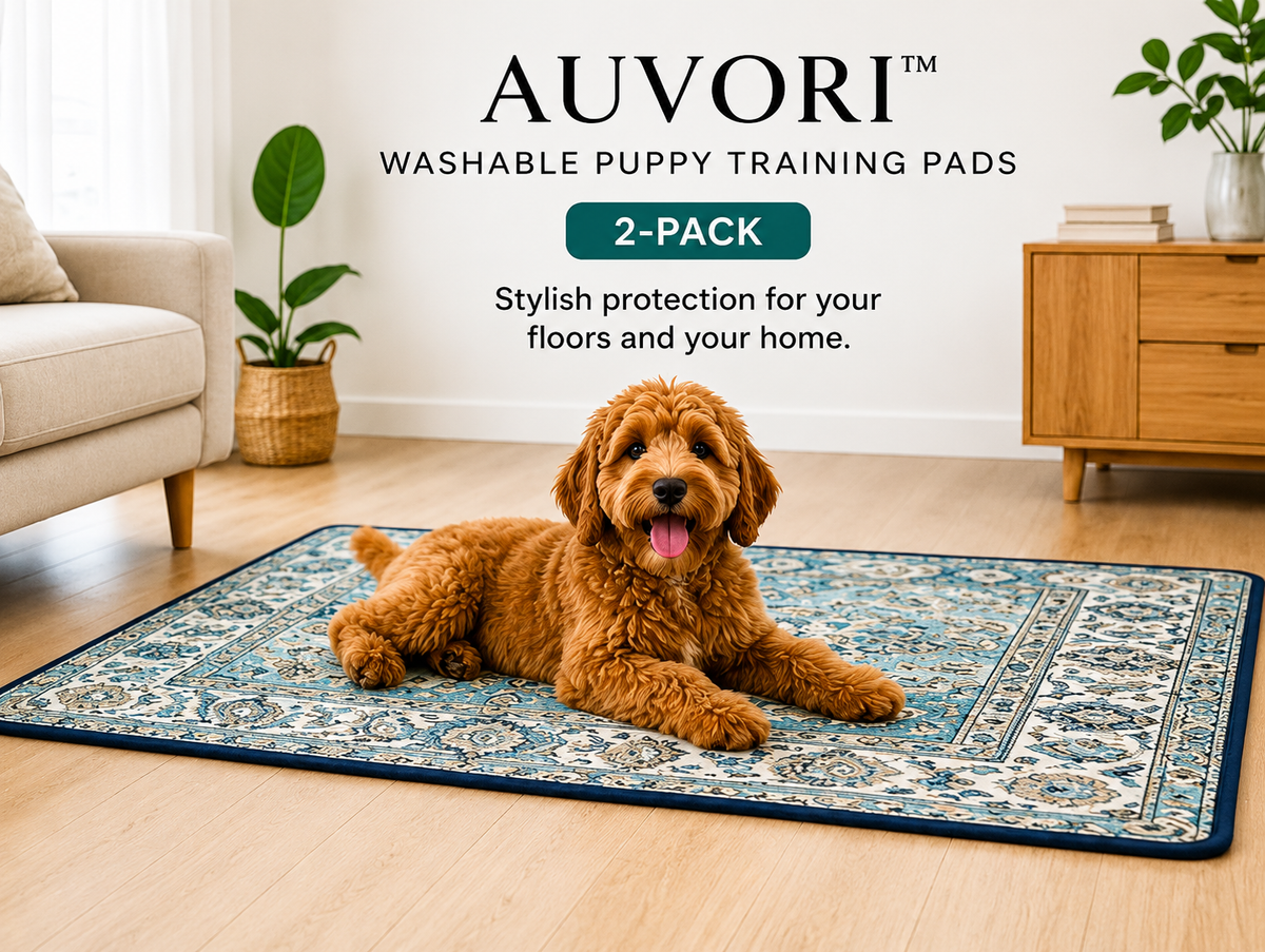 AUVORI™ Washable Puppy Training Pads (2-Pack)