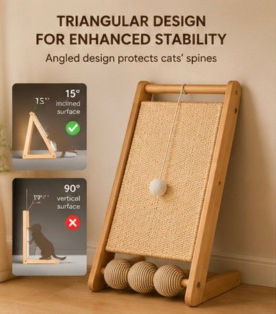 AUVORI™ Luxe Sisal Cat Scratching Board