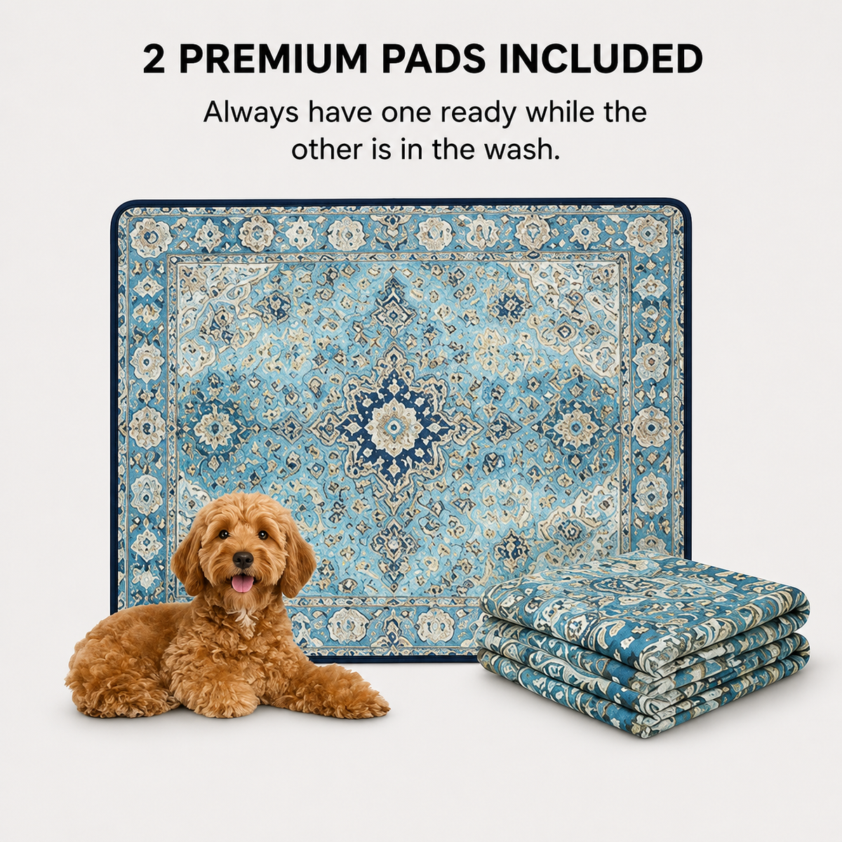 AUVORI™ Washable Puppy Training Pads (2-Pack)