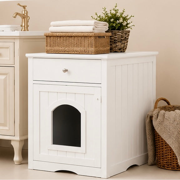 AUVORI™ Hidden Cat Litter Cabinet with Storage